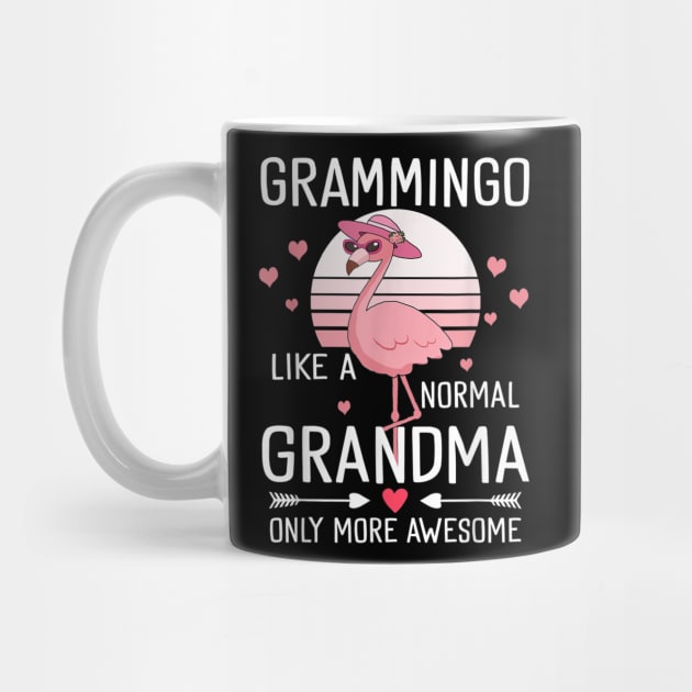 Flamingo Grammingo Like A Normal Grandma Only More Awesome by KIMIKA